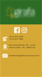 Mobile Screenshot of girafacomunicacao.com.br